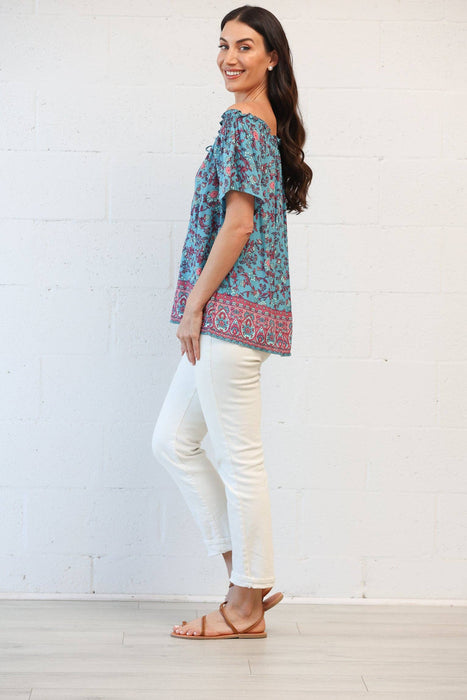 Lucy Top in Coral Rose