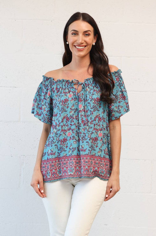 Lucy Top in Coral Rose