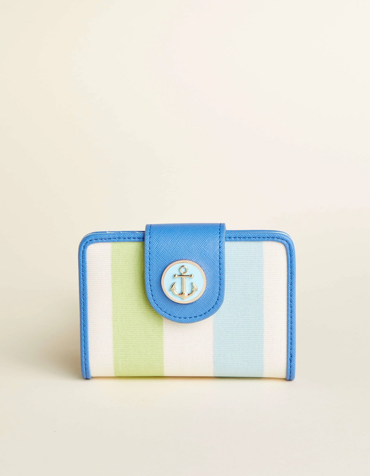 Yacht Club Mini Wallet Overboard Stripe