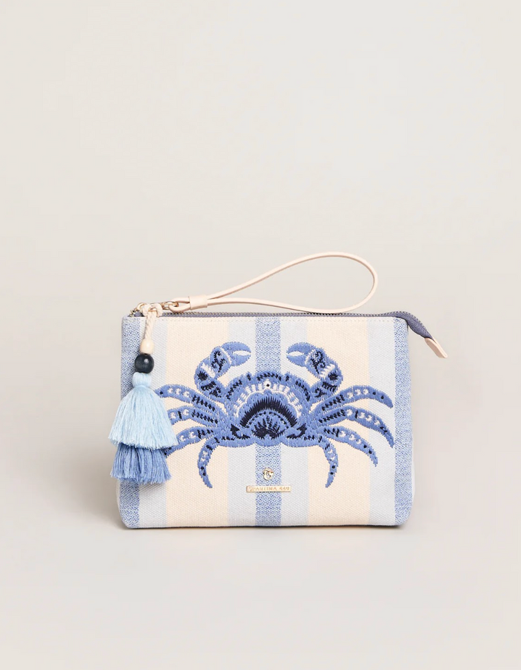 Carina Wristlet Blue Crab