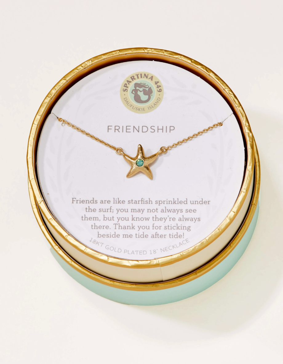 SLV Freindship Starfish 18" Necklace