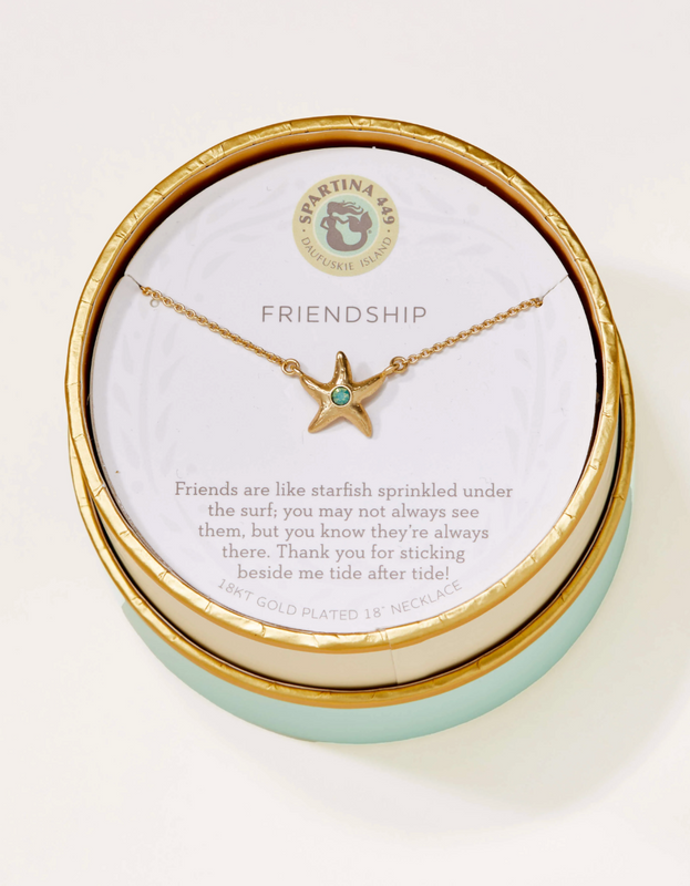 SLV Freindship Starfish 18" Necklace