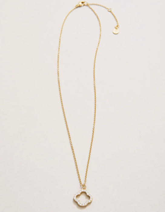 SLV Lucky One Quatrefoil 18" Necklace