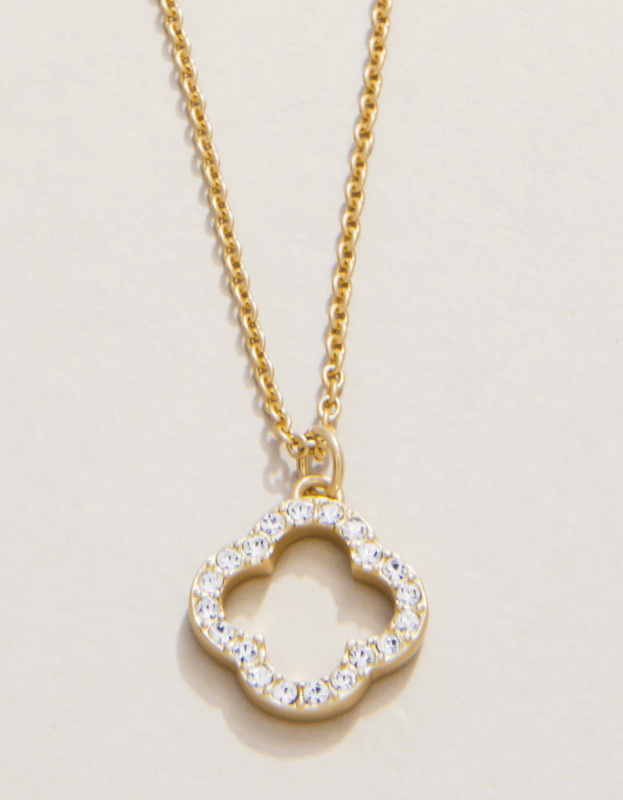 SLV Lucky One Quatrefoil 18" Necklace