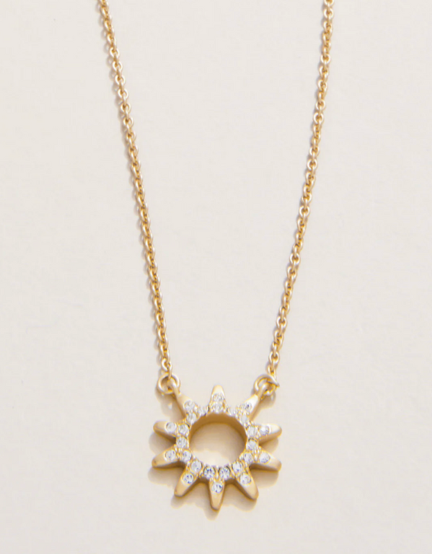 SLV Sunshine Sun 18" Necklace