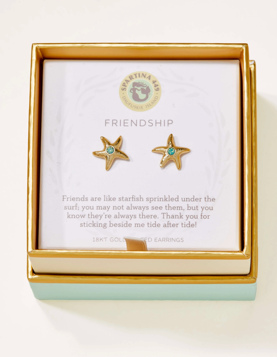 Stud Earrings Friendship/Starfish
