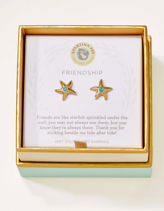 Stud Earrings Friendship/Starfish