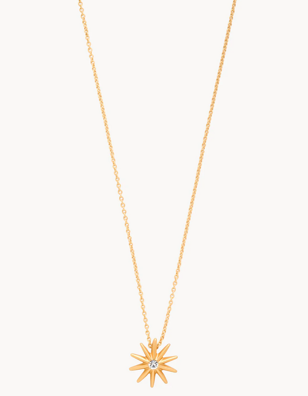 Necklace - SLV 16"  Bask in Sun