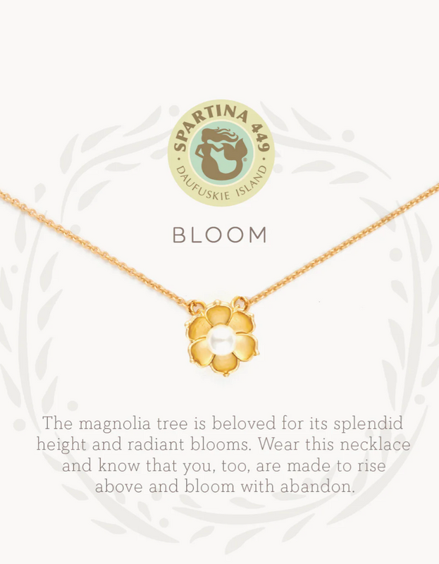 Necklace - SLV 18" Bloom Magnolia