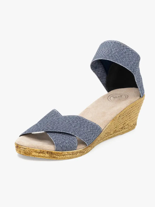 Cannon Solids -Espadrille Wedge Sandal-  -BEST SELLER.
