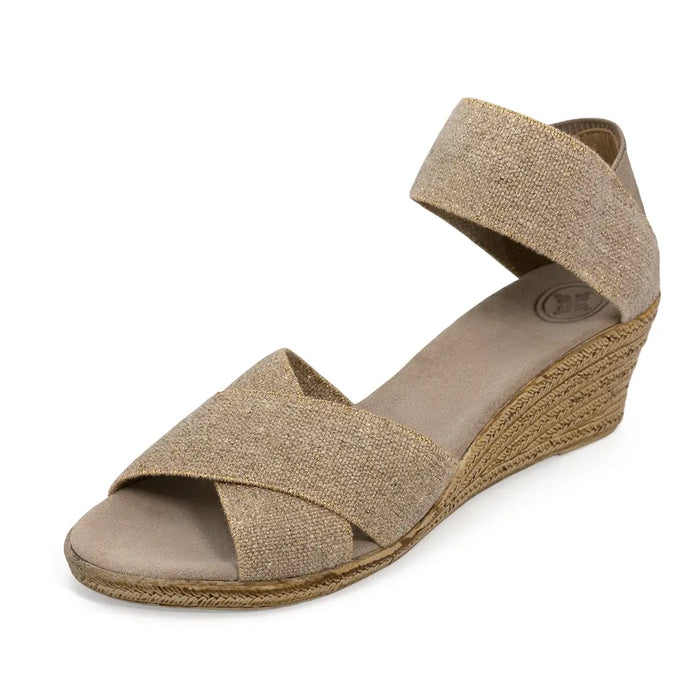 Cannon Solids -Espadrille Wedge Sandal-  -BEST SELLER.