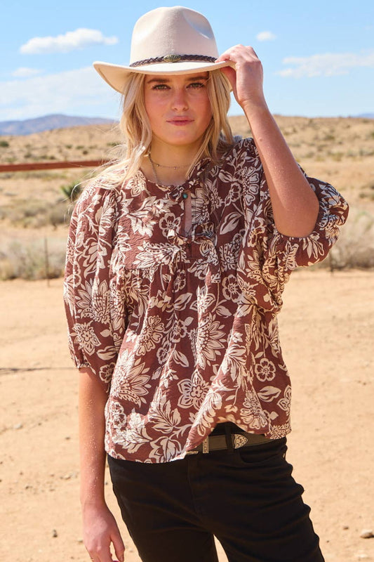 Boho Printed Blouse