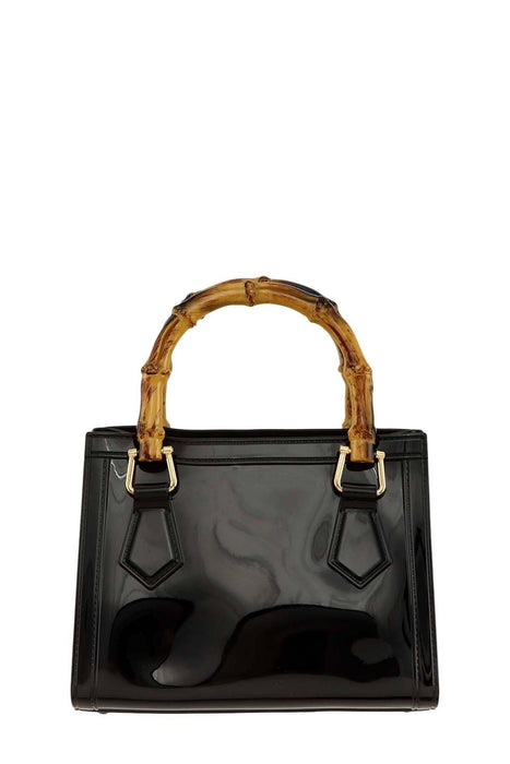 SQUARE SHAPE AND BAMBOO HANDLE JELLY BAG 2326