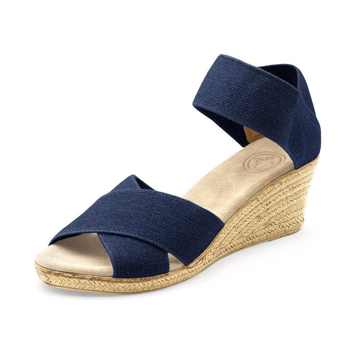 Cannon Solids -Espadrille Wedge Sandal-  -BEST SELLER.