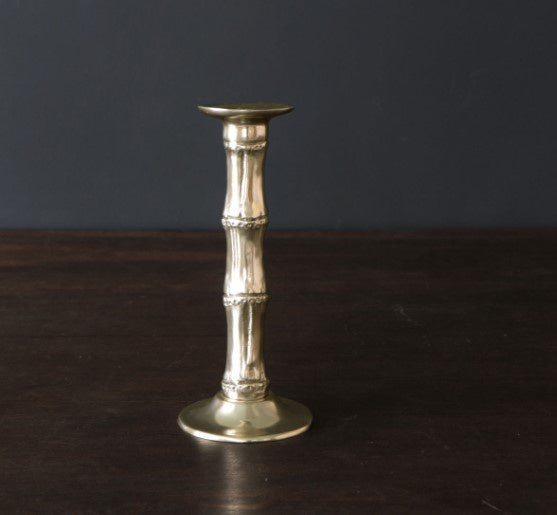BBall Garden Bamboo Small Candlestick Holder