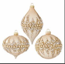 Raz 4" Beaded Ornament