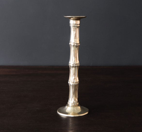 BBall Garden Bamboo Large Candlestick Holder 7903
