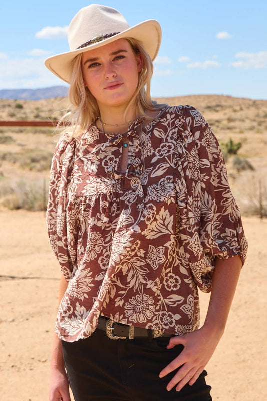 Boho Printed Blouse