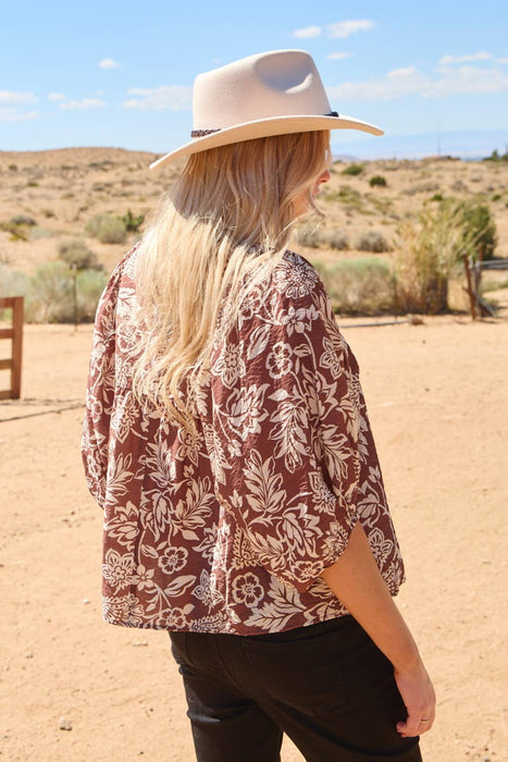 Boho Printed Blouse