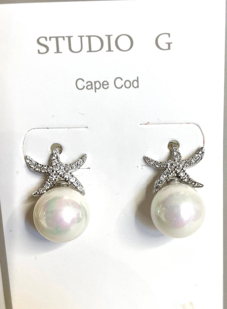 #1207-Shell Star Earring