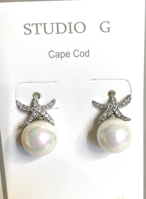 #1207-Shell Star Earring