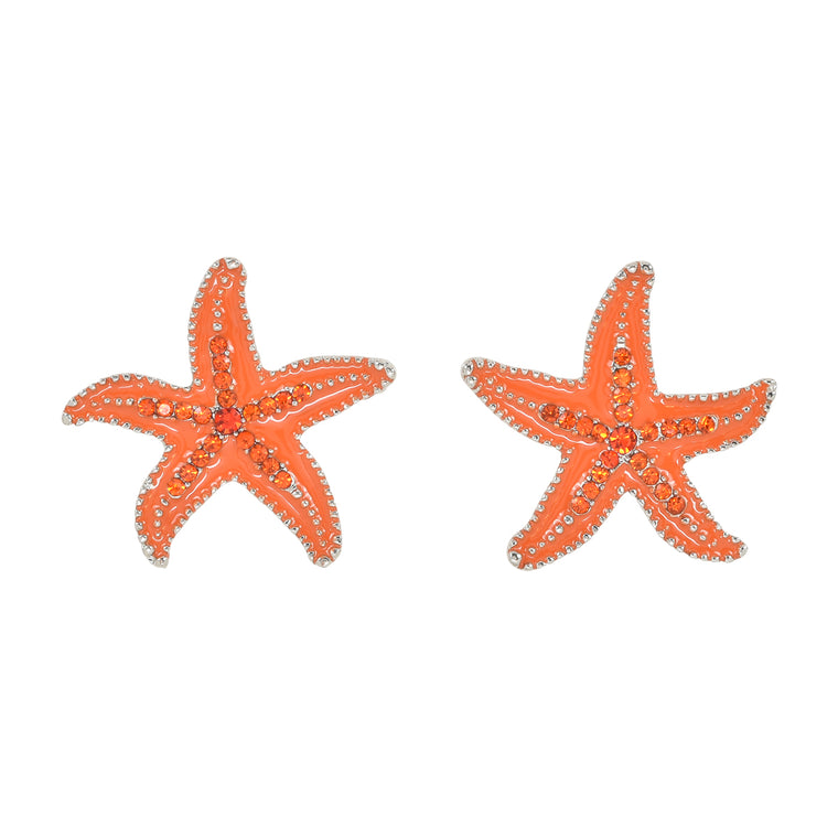 Crystal Starfish Orange