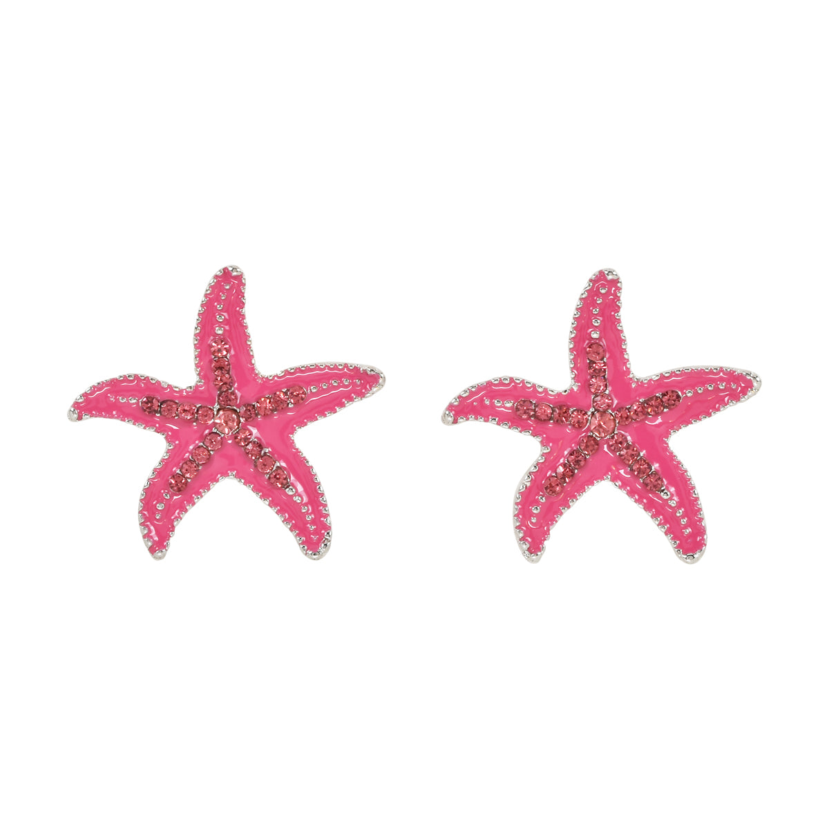 Crystal Starfish Pink