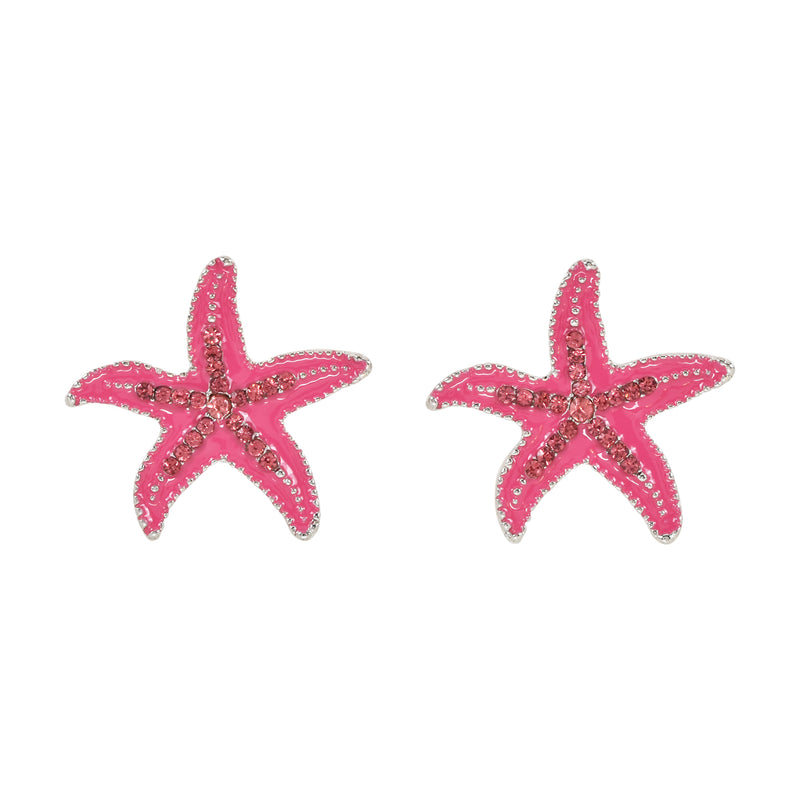 Crystal Starfish Pink